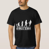 T-shirt Evolution musicale de clavier (Devant)