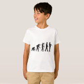 T-shirt évolution of clarinet plus player (Devant entier)
