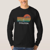 T-shirt Evolution of Pilot Airplane F22 Aviation (Devant)