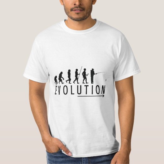 T-shirt Evolution Pêche (Devant)