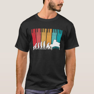T-shirt Evolution Piano Musicien Clavier Orchestre 5