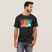 T-shirt Evolution Piano Musicien Clavier Orchestre 5 (Devant entier)