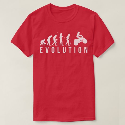 T-shirt Evolution Quad Bike Rider   (Design devant)