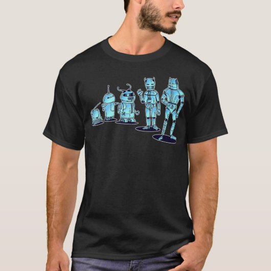 T-shirt Evolution Robot Robotics Digital Drôle cadeau T (Devant)