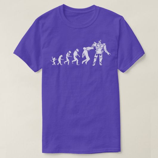 T-shirt Évolution robotique Intelligence artificielle Desi (Design devant)