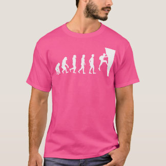 T-shirt Evolution Rock Climber Rock Escalade