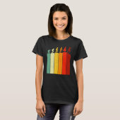 T-shirt Evolution Skateboard Mountain Pour Skateboarders M (Devant entier)