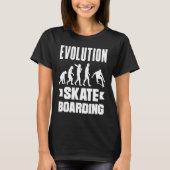 T-shirt Evolution Skateboarding Skate Retro Streetwear  2 (Devant)