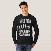 T-shirt Evolution Skateboarding Skate Retro Streetwear  2 (Devant entier)