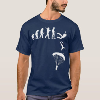 T-shirt Evolution Skydiver Parachutisme classique essentie