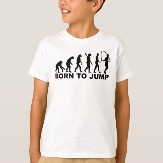 T-shirt Évolution soutenue à la corde de saut (Devant)