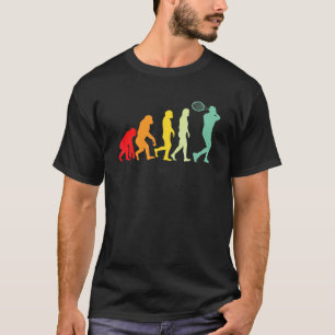 T-shirt Evolution Squash Player Ball Sports Tennis intérie