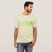 T-shirt Evolution Tennis Humoristique Tennis (Devant entier)