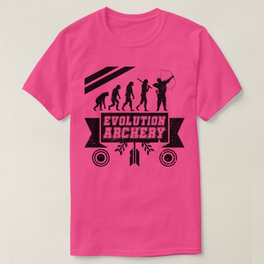 T-shirt Evolution tir à l'arc (Design devant)