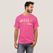 T-shirt Évolution Traceur de saut debout praticien Par (Devant entier)