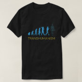 T-shirt Évolution transhumaniste (Design devant)
