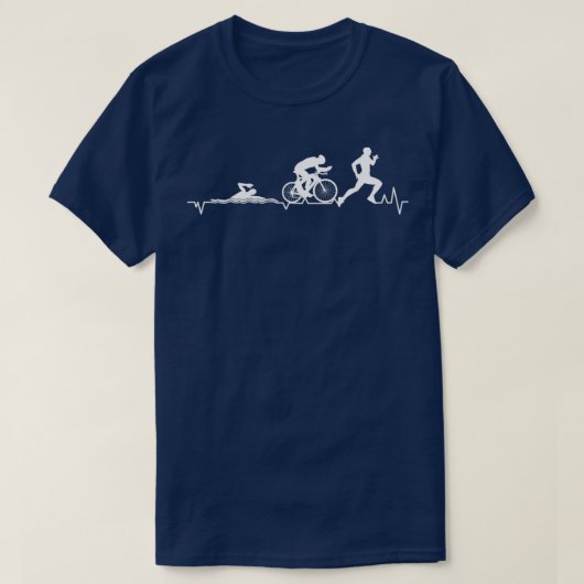 T-shirt Evolution Triathlon Lufer Swim Bike Run (Design devant)