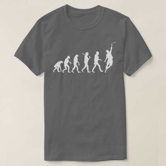 T-shirt Evolution Ultimate Frisbee Funny (Design devant)