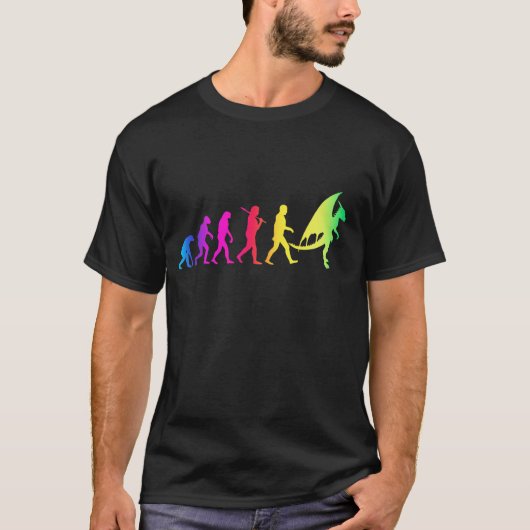 T-shirt Évolution velue (Devant)