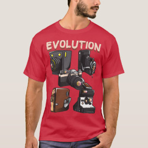 T-shirt Évolution vintage de la photographie    de la camé