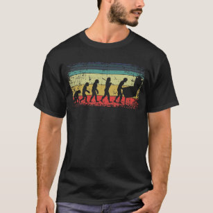 T-shirt Évolution vintage du pinball