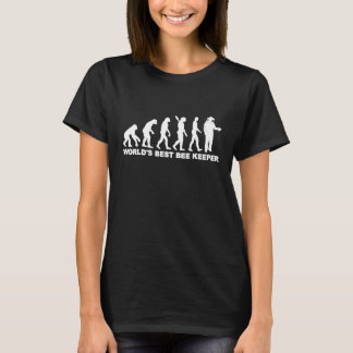 T-shirt Evolution Worlds Best Beekeeper
