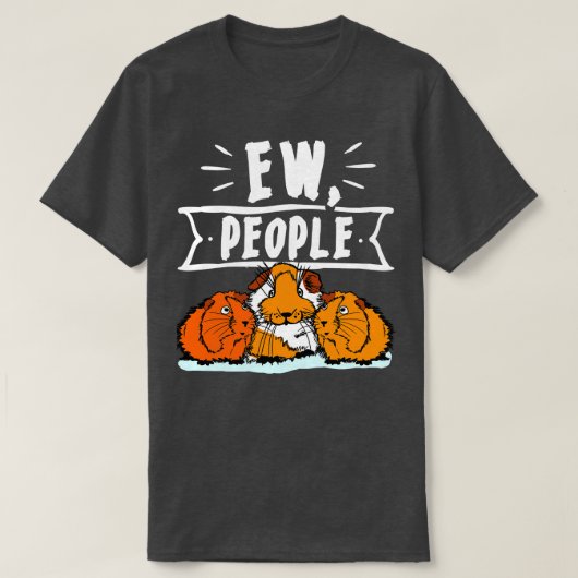 T-shirt Ew People Guinée Pig Cavy Roddent (Design devant)