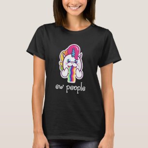 T-shirt Ew People Unicorn Rainbow
