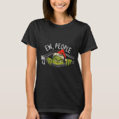 T-shirt Ew People Xmas Funny Santa Sarcastic Anti Social I (Devant)