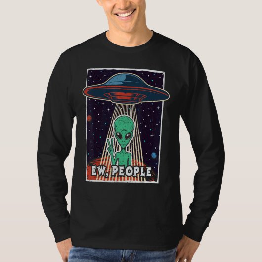 T-shirt Ew Personnes Ufo Alien (Devant)