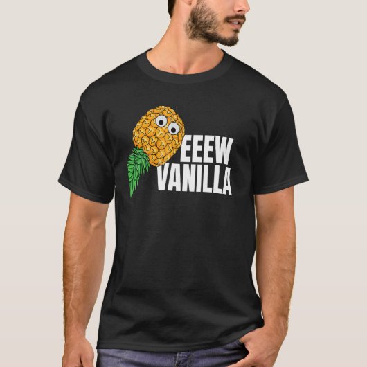 T-shirt Ew Vanilla Swinger à l'envers de l'ananas hommes f (Devant)