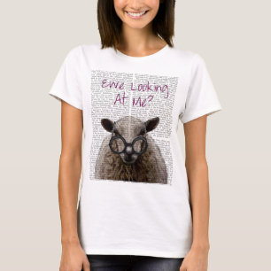 T-shirt Ewe Looking at Me DeNiro Sheep 2