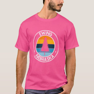 T-shirt Ewing Nebraska NE États-Unis Fierté de la ville Ré