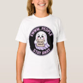 T-shirt Ewww People Stay Away Sticker - Funny Introvert Gh (Devant)