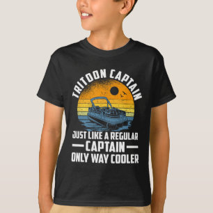 T-shirt Exactement comme un capitaine régulier mais en bie