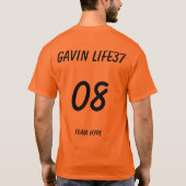 T-shirt Exagération d'équipe (Gavin life37) (Dos)