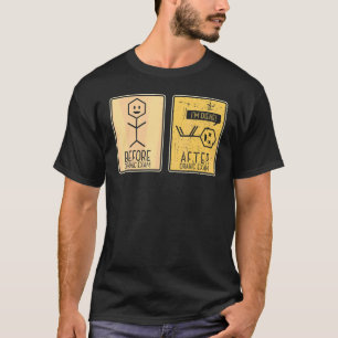 T-shirt Examen de chimie organique Blague