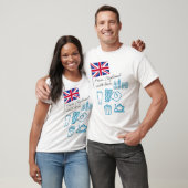 T-shirt EXANGLIA (Blue + Grey) (Unisexe)