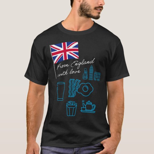 T-shirt EXANGLIA (Blue + White) Basic (Devant)