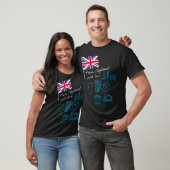 T-shirt EXANGLIA (Blue + White) Basic (Unisexe)