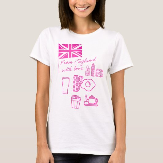 T-shirt EXANGLIA (Pink) Basic (Devant)