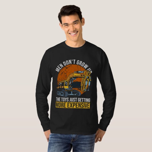 T-shirt Excavator Operator And Backhoe Operator (Devant entier)