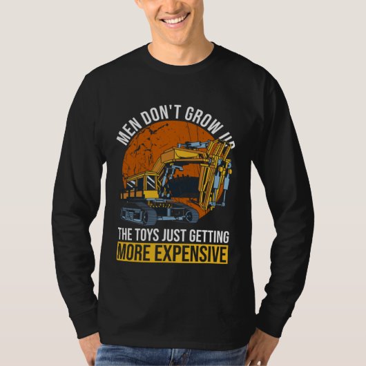T-shirt Excavator Operator And Backhoe Operator (Devant)