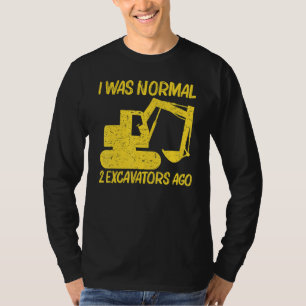 T-shirt Excavatrice Cool Pour Hommes Femmes Équipement Lou