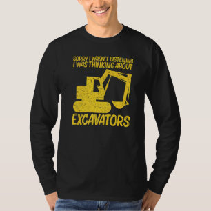 T-shirt Excavatrice Cool Pour Hommes Femmes Opéra Équipeme