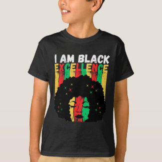 T-shirt Excellence Noire Mois de l'Histoire des Noirs Afri