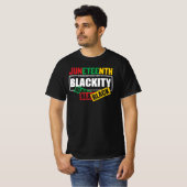 T-shirt Excellence Noire Quotidienne Conception de Fierté  (Devant entier)