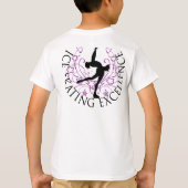 T-shirt Excellence Patinage Sur Glace Filles Longues Manch (Dos)