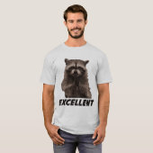 T-shirt Excellent raton laveur mauvais de traçage (Devant entier)