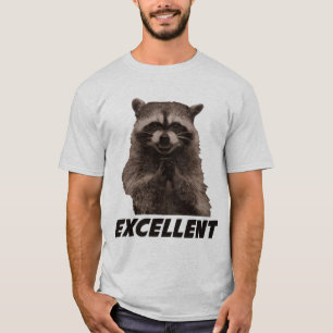 T-shirt Excellent raton laveur mauvais de traçage